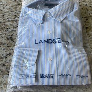 Brand new in bag Lands End Mens dress shirt